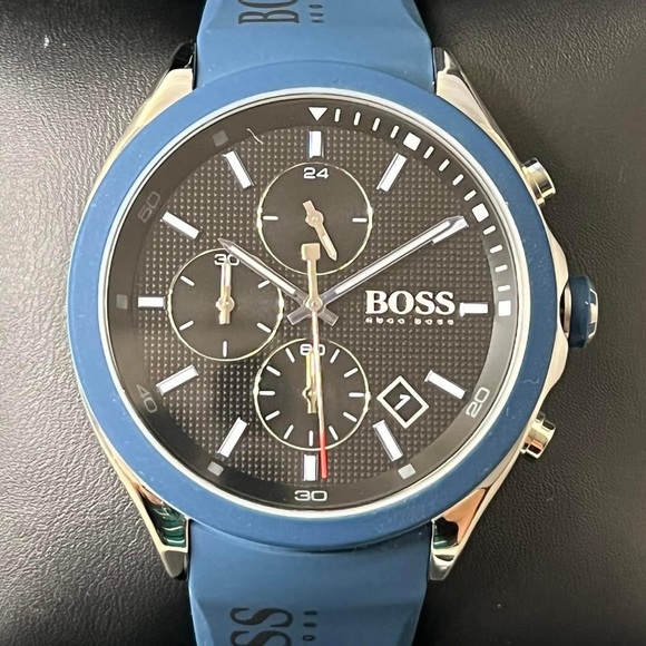 HB1513717- Hugo Boss Men’s Velocity Blue Watch - Picture 2 of 13